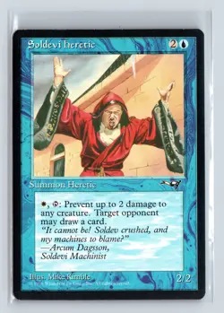 SOLDEVI HERETIC - MTG Magic the Gathering Card - Alliances - Common - Image 1