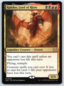 Rakdos, Lord of Riots - Commander Duskmourn - MTG - Magic - Near Mint - Image 1