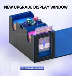 TopMade Card Deck Box with Commander Display, Trading Card Storage Box 520+ MTG - Image 5