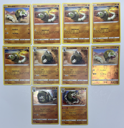 Pokemon Tcg Lot of 10 Silicobra, Sandaconda Reverse Holo Common basic - Image 1