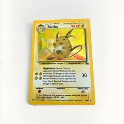 1999 Pokemon Fossil Raichu-Holo #14 - Image 2