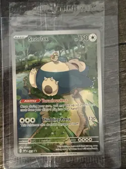Pokemon Snorlax 051 Promo SVP English 151 ETB Near Mint Condition Sealed - Image 1