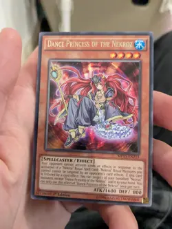 Yugioh Dance Princess Of The Nekroz MP15-EN213 Rare 1st Ed - Image 1