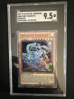 Yugioh! Ursarctic Mikpolar ANGU-EN027 Super Rare 1st Edition NM - Image 1
