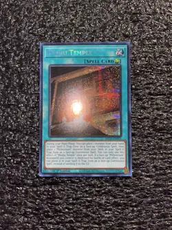 Yugioh! Wedju Temple MP25-EN091 Prismatic Secret Rare 1st Edition Near Mint - Image 1