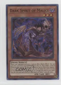 Dark Spirit of Malice 1st Ed. YuGiOh Legendary Duelists: Immortal Destiny - Image 1