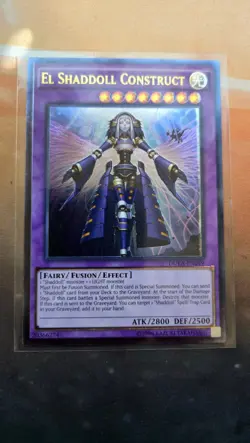 YUGIOH EL SHADDOLL CONSTRUCT DUEA-EN049 ULTIMATE UNLIMITED ED NM - Image 1