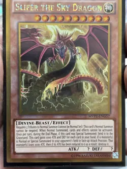 Yugioh Slifer The Sky Dragon UR MVP1-EN057 Near Mint - Image 1