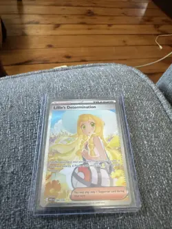 Lillie's Determination SIR 184/132 Pack Fresh Pokemon Card - Image 1
