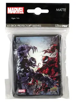 Upper Deck Marvel Deck Protector Collectible Card Sleeves Venom Carnage 65 Count - Image 1