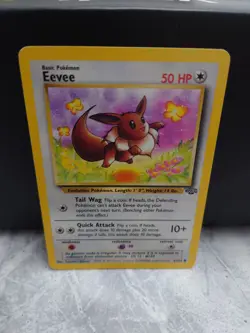 Eevee 51/64 Pokemon Card Jungle Common WOTC 1999 - NM - Image 1