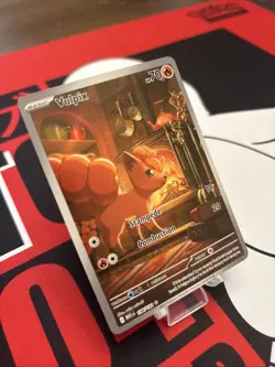 TCG Pokemon Mega Evolution Vulpix Full Art Ultra Rare 138/132 NM Near Mint Card - Image 2