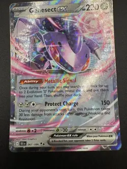 Genesect EX 067/086 - Black Bolt - Pokemon Card - Near Mint - Image 2