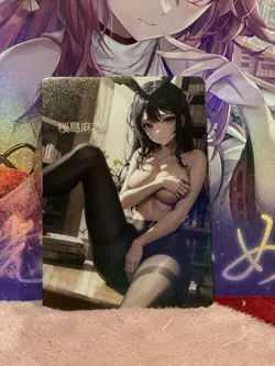GODDESS STORY SPICY GIRL DP-43 MAI BUNNY GIRL SENPAI ANIME WAIFU CARD - Image 1