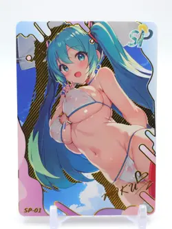Genki Parade - Anime Waifu SP Trading Card - Hatsune Miku - Image 1