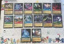 Disney Lorcana Legendary Job Lot Of 14 Different Legendary Cards Pack Fresh - Image 1