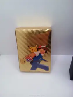 55Pcs Pokemon Card Foil GOLD PACK CARDS factory unsealed - Image 1
