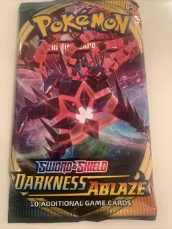 2021 Pokemon Darkness Ablaze - 4 Factory Sealed Packs (10 TCG cards per pack) - Image 4