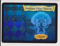 PROFESSOR FILIUS FLITWICK FOIL HOLO HARRY POTTER COLLECTIBLE CARD GAME CCG CARD - Image 1