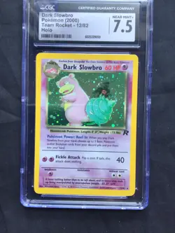 Pokemon Cards: Team Rocket Rare Holo: Dark Slowbro 12/82 CGC 7.5 - Image 2