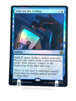 Hide on the Ceiling - Prerelease Cards (PRE) - Spiderman - #0032 - MTG - Image 1