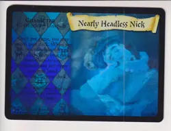 NEARLY HEADLESS NICK FOIL HOLO HARRY POTTER COLLECTIBLE CARD GAME CCG CARD - Image 1
