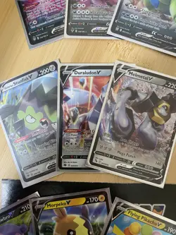 Pokemon Card Lot NM (9 Cards) Pikachu V and more - Image 2