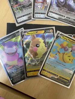 Pokemon Card Lot NM (9 Cards) Pikachu V and more - Image 3