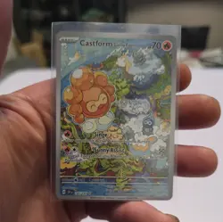 castform sunny form 195/191 surging sparks pokemon card - Image 1