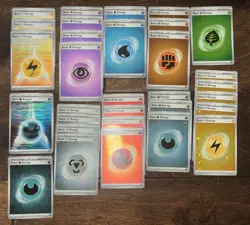 Pokemon Official TCG Cards Bulk Lot Ex Holo Energy’s Black Bolt, 151, Prismatic - Image 1