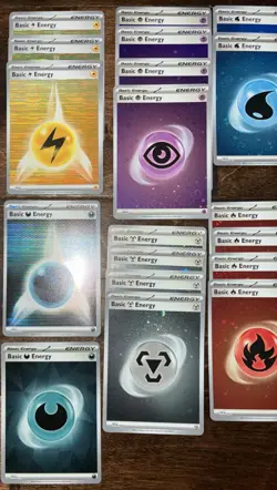 Pokemon Official TCG Cards Bulk Lot Ex Holo Energy’s Black Bolt, 151, Prismatic - Image 2
