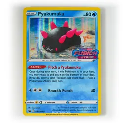 Pokemon - Pyukumuku Stamped Holo - SWSH169 - Black Star Promo Card - Image 1