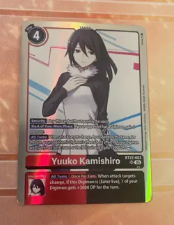 Digimon Card Game Yuuko Kamishiro BT22-083 SR Cyber Eden - Image 1