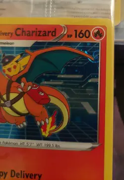 SEALED Special Delivery Charizard SWSH075 Pokemon Promo Card Holo - WING SWIRL - Image 2