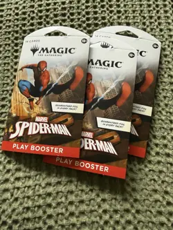 Magic MTG Spider-Man Play Booster Lot of 3 Packs | New Sealed | Marvel Crossover - Image 1