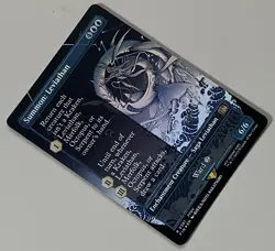 MTG Final Fantasy Summon: Leviathan Enchantment Creature RARE FOIL #0361 - Image 2