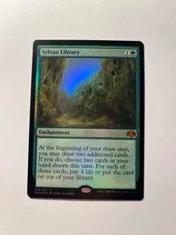 Sylvan Library NM Dominaria Remastered Foil MTG🔥HOT🔥 - Image 1
