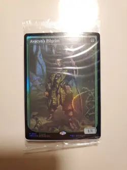 MTG Avacyn’s Pilgrim FOIL TEXTLESS Full Art MagicCon Vegas 2025 Promo NM Sealed - Image 1