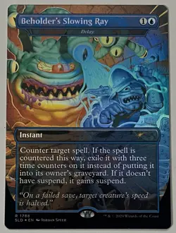 MTG Secret Lair Drop Delay Instant RARE FOIL #1788 - Image 1