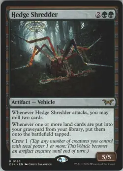 Hedge Shredder - Duskmourn - 183 NM - MTG Magic - Image 1