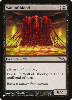 Wall of Blood - PLST #MRD-82 | NORMAL | NM | MTG - Image 1