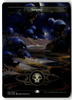 MTG - Swamp () (Borderless) 237 foil Near Mint Unfinity - Image 1