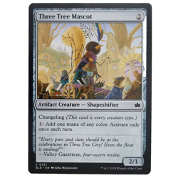 x4 Three Tree Mascot Bloomburrow Colorless Artifact Creature Shapeshifter M/NM - Image 1