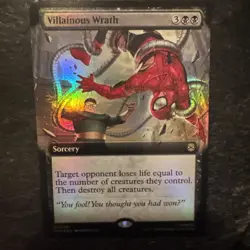 Villainous Wrath (Extended Art) Marvel's Spider-Man Foil - Image 1