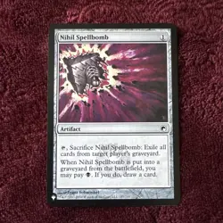 MTG - Magic The Gathering - NM - NIHIL SPELLBOMB - SOM REPRINT (PLST) - Image 1