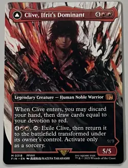 MTG Final Fantasy Clive, Ifrit’s Dominant Legendary Creature MYTHIC REGULAR 0318 - Image 1