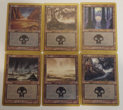 6x SWAMP basic lands - LP/MP - World Championships 2001 Toronto MTG - Image 1