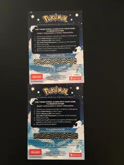 New Pokemon SV Shiny Koraidon OR Shiny Miraidon Unscratched Codes 2025 - Image 2