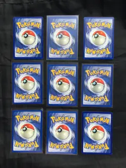 Pokemon Cards: Shadowless Base Set 49 Card Non-Holo Lot - Image 2
