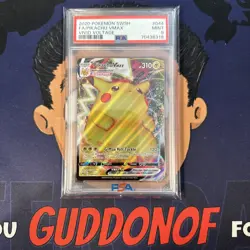 PSA 9 MINT 2020 Vivid Voltage PIKACHU VMAX #044 Full Art Holo Ultra Rare - Image 1